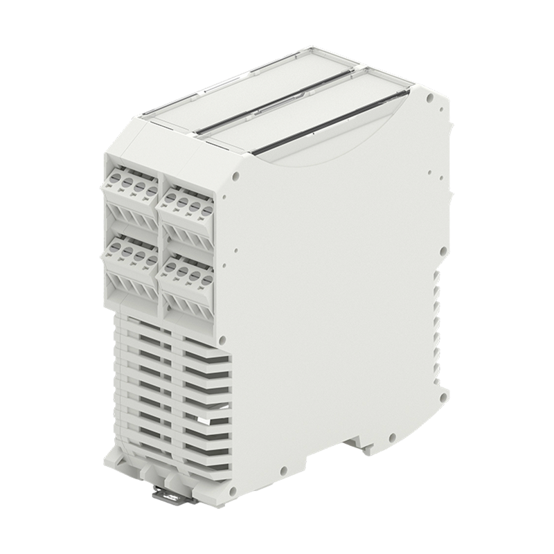Boîtier de module électronique à rail DIN blanc