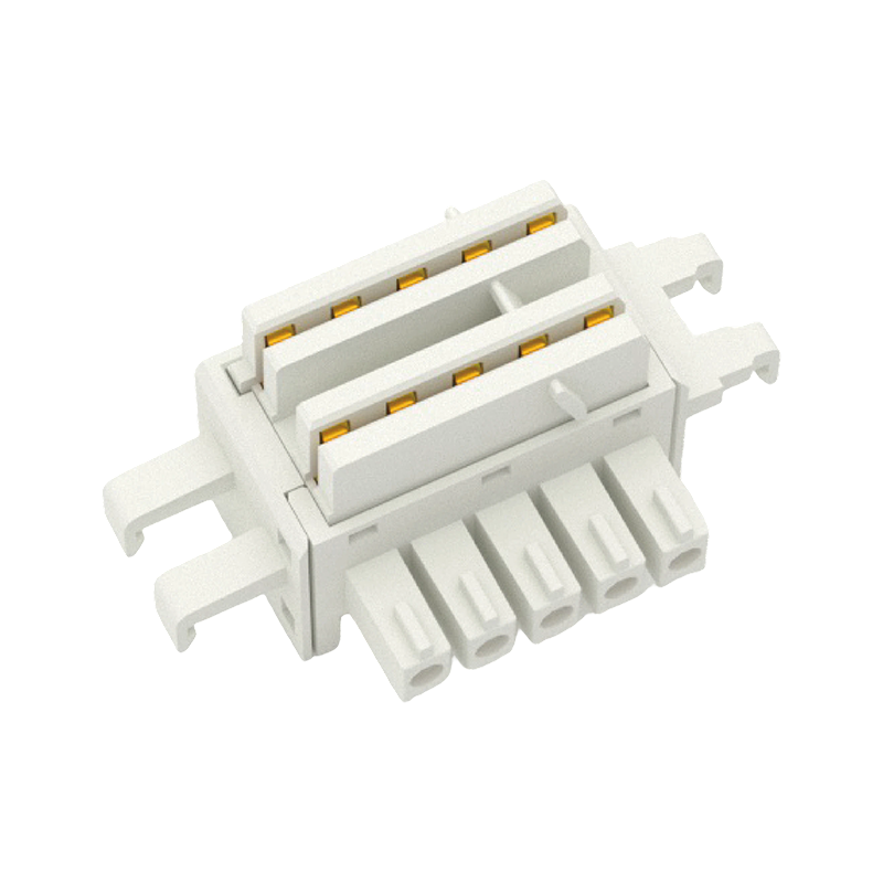 Borne de bus ferroviaire DIN 5 broches de 12,5 mm série DUSB (tension nominale de 150 V, pas de 3,81 mm)