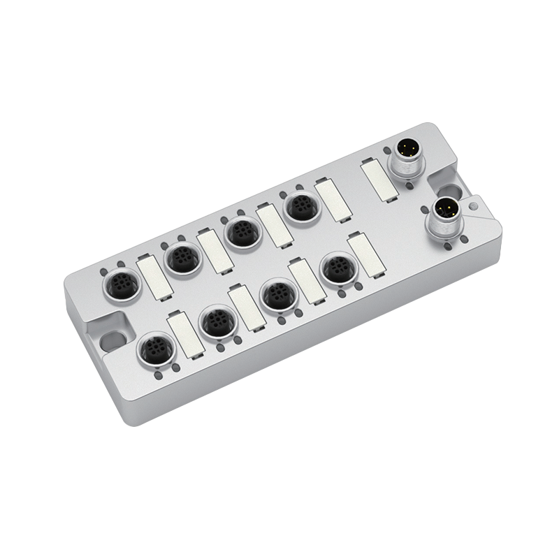 Boîtier en aluminium à liaison E/S métallique IP67 I/O-Link