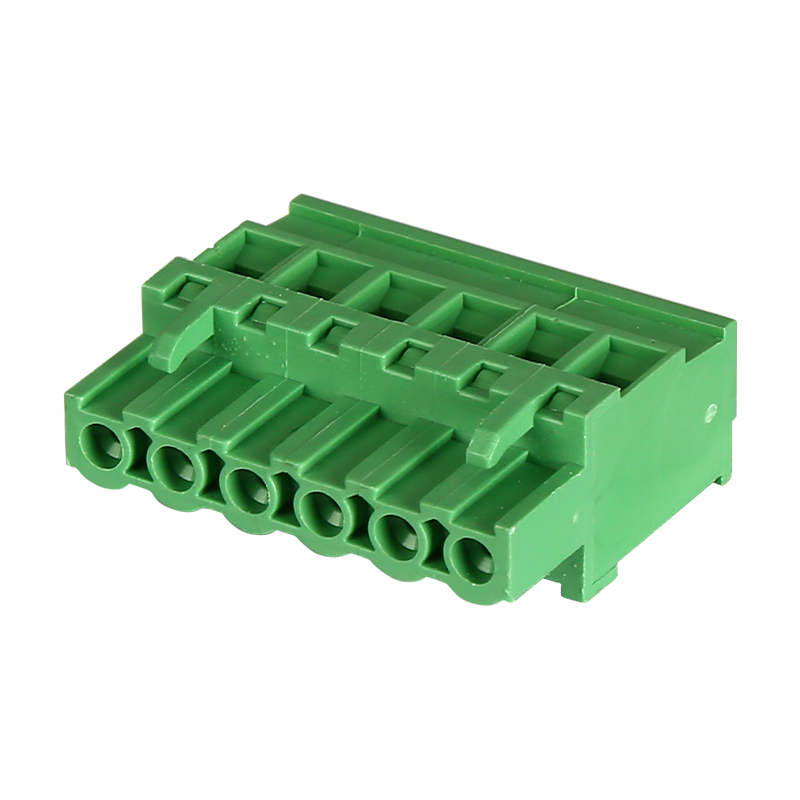 Connecteur enfichable 2ESAKA-5.08 300 V 15 A à angle droit Type PA66
