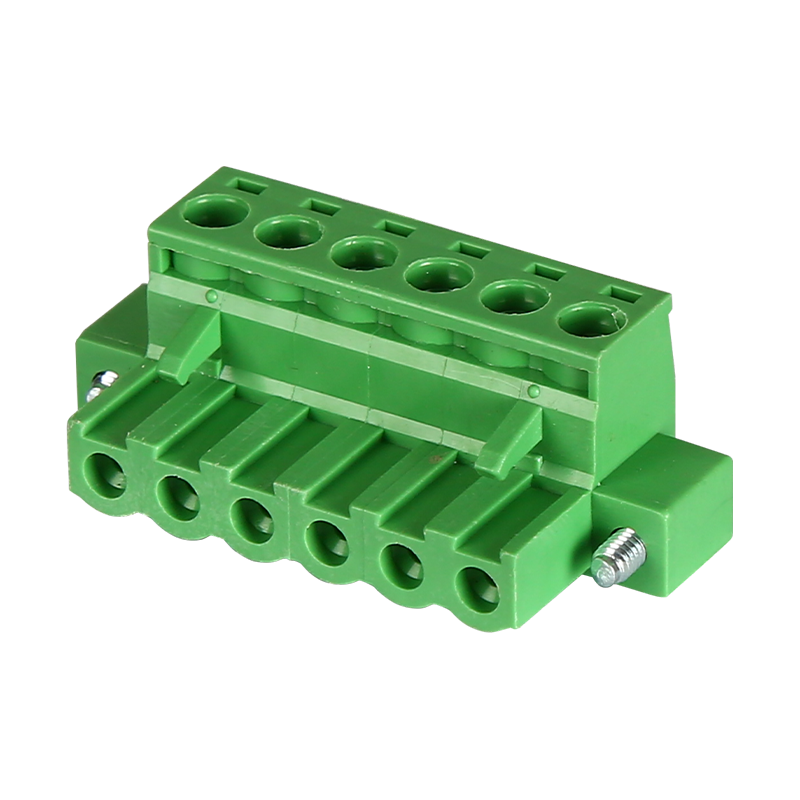 Connecteur enfichable 2ESAKFM-5.08 300 V 15 A PA66 UL94V-0 étamé
