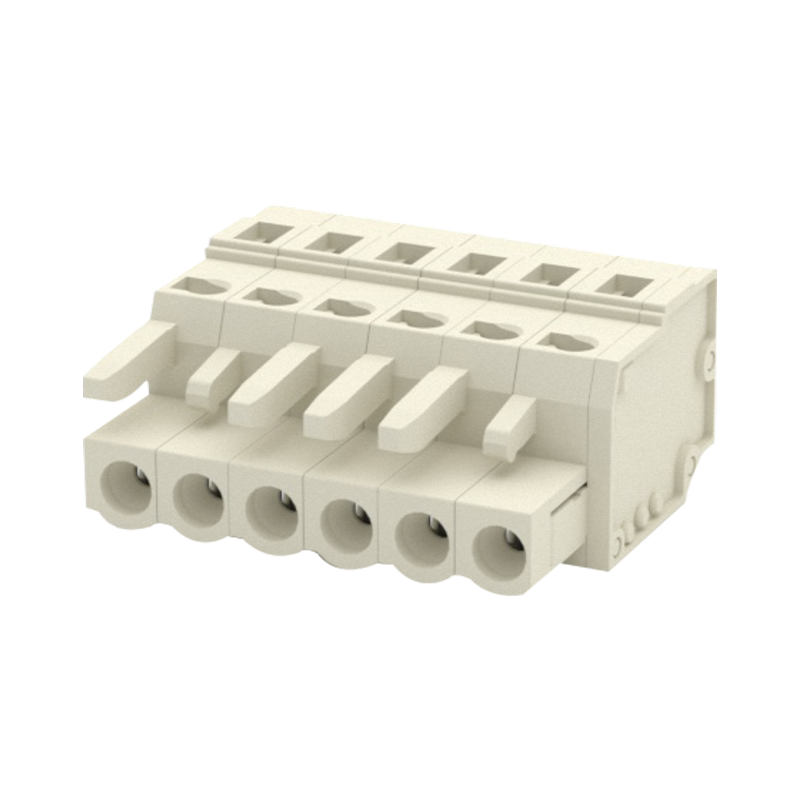 8ESAK-5.0 Blanc de riz, type double fil, vis libre, borne de connexion anti-tension 15A 300V