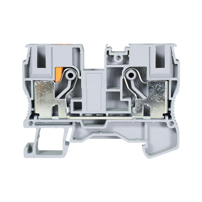 Bornier de rail DIN à enfoncement à courant élevé GP10-2 10 mm², 2 fils