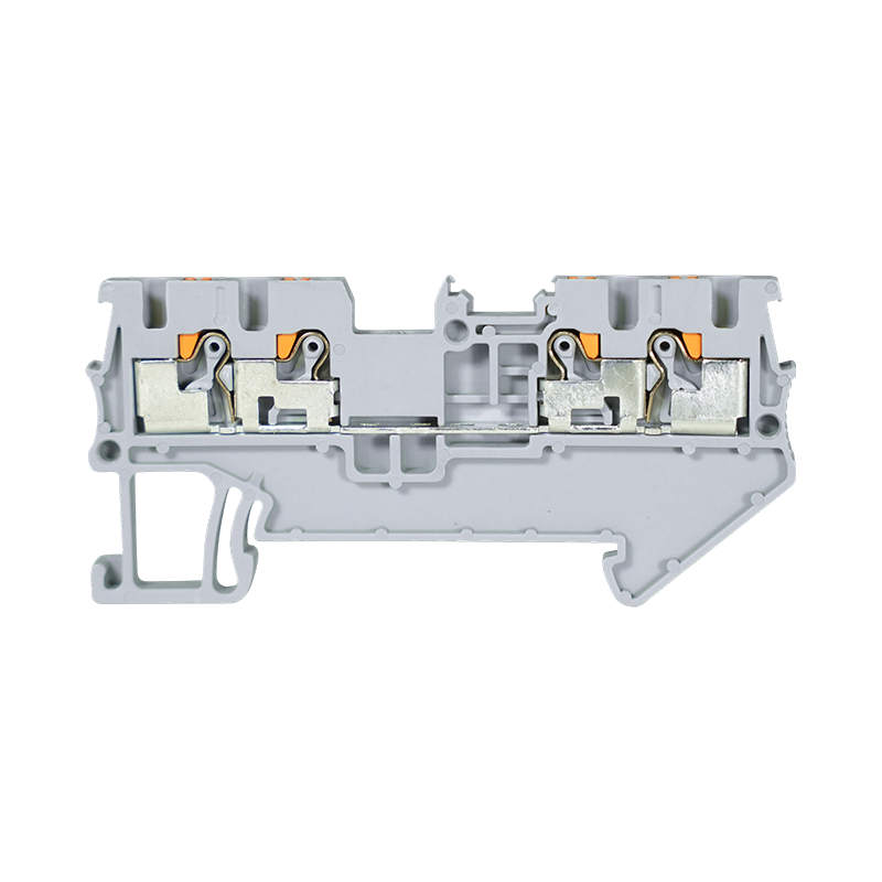 Bornier de rail DIN à enfoncement GP1.5-4 1,5 mm², 2 entrées/2 sorties (4 fils)