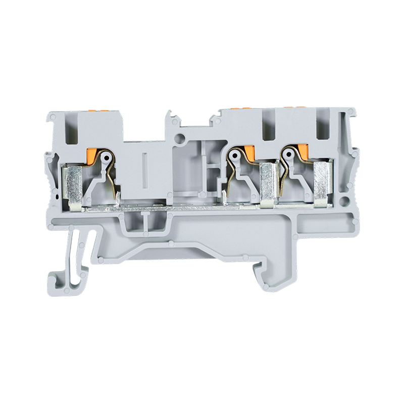 Bornier de rail DIN à enfoncement GP2.5-3 2,5 mm², 1 entrée/2 sorties (3 fils)