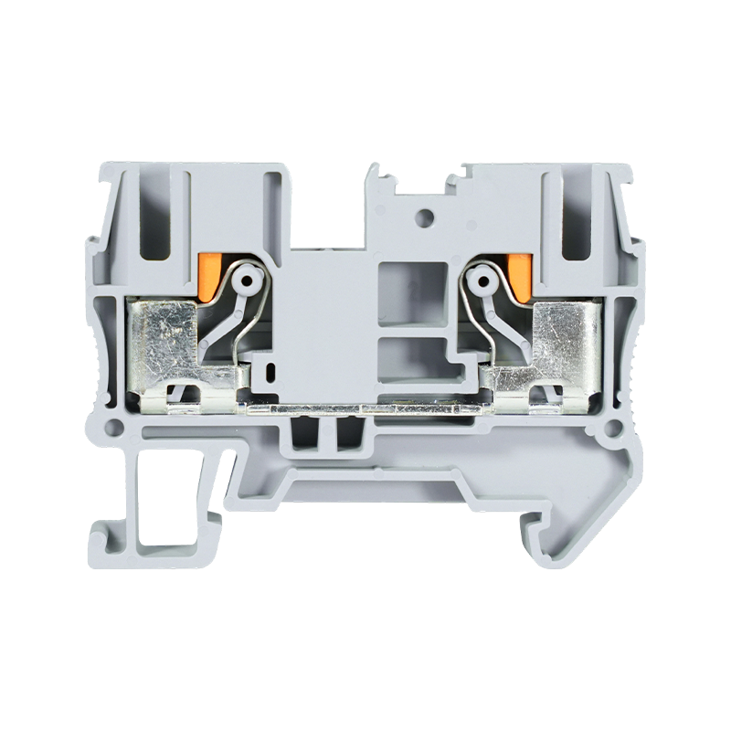 Bornier de rail DIN à enfoncement à courant élevé GP6-2 6 mm², 2 fils